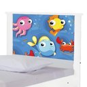 Ver imagem 5 de Bi Cama Juvenil Zap com Cabeceira Fundo do Mar Peixinhos