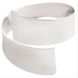 Argola para Guardanapo Bracelete - Prateado Mimo - 1