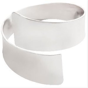 Argola para Guardanapo Bracelete - Prateado Mimo