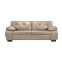 Ver imagem 1 de Sofá de Couro Marselha 3 Lugares Avelã - Mempra