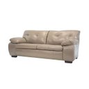 Ver imagem 2 de Sofá de Couro Marselha 3 Lugares Avelã - Mempra