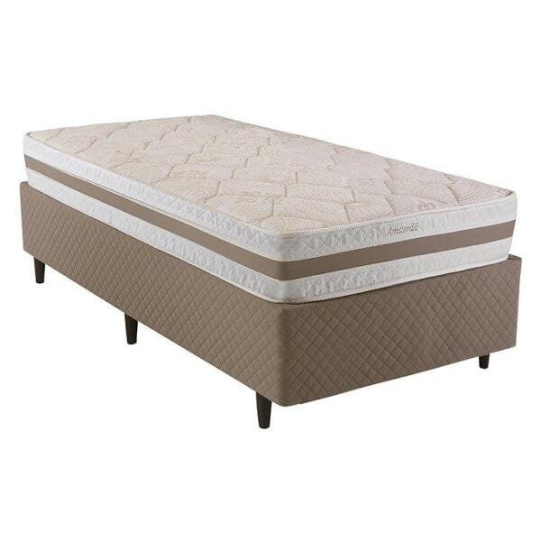 Cama Box Solteiro Herval Amsterdã, Molas Ensacadas 61x88x188cm - 1