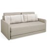 Sofá-Cama Herval Aurora, com Colchão de Casal, 2 Lugares, Linho Bege Areia - 1