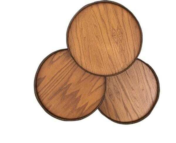 Conjunto de Mesas Lateral Herval Salt, Laminado Natural - 3