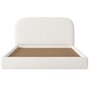 Ver imagem 7 de Cama Queen Flutuante com Cabeceira 160cm Aura W01 Bouclê Cru - Lyam Decor