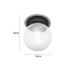Plafon Hera 14cm Preto com Vidro Ambar para 1 Lâmpada G9 - Pfhera-14 - 3