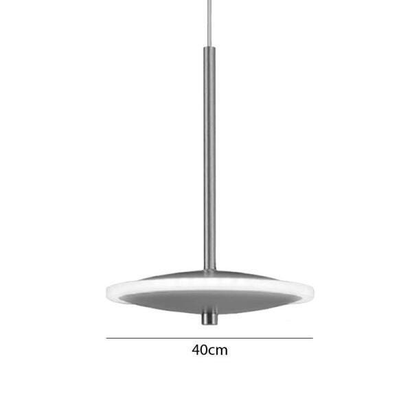 Luminária Pendente Disc Bronze com LED Integrado 18w Branco Quente Ø40cm - 3