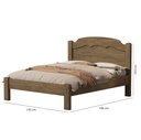 Ver imagem 4 de Cama Casal Laís Padrão 100% Mdf Colchão Casal 138x188 D33:castanho