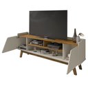 Ver imagem 6 de Rack Bancada para Tv 65 Pol 160cm Titan B02 Off White/naturalle - Mpozenato
