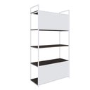 Ver mais imagens de Estante 05 Prateleiras c/Fundo Yon 80cm Est.Branca