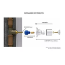 Ver imagem 6 de Acabamento Registro Alavanca Gota P/ Base Docol Preto