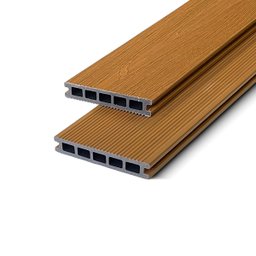 Deck Régua em Wpc Cor Teca 0,406m² (2,90m X 14cm) - 3