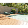 Deck Régua em Wpc Cor Teca 0,406m² (2,90m X 14cm) - 2