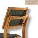 Ver imagem 5 de Conjunto com 2 Banquetas em Madeira Eloá Verde/Jade/Imbuia Marrom