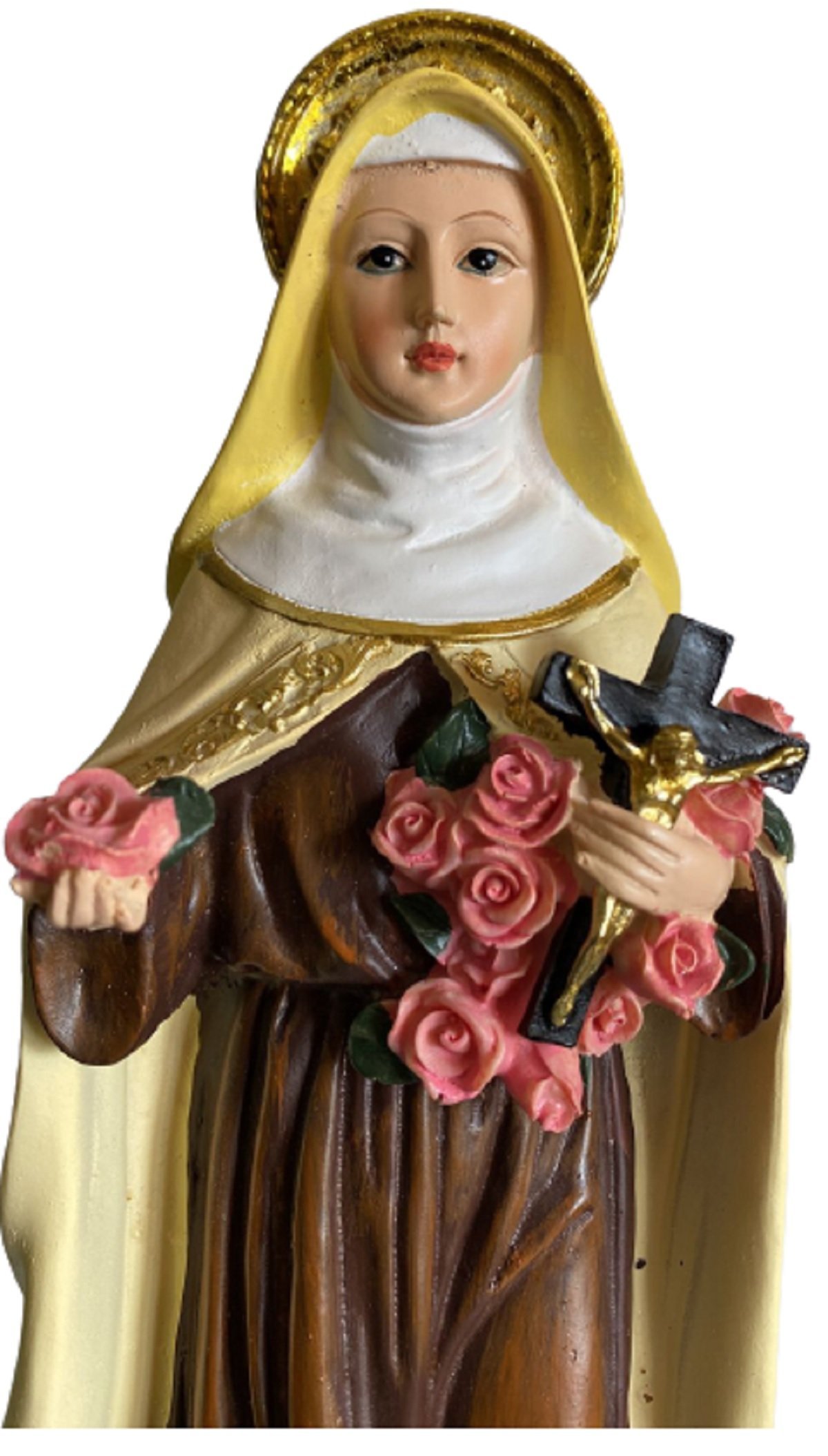 Imagem De Santa Teresinha Freira Carmelita Em Resina 31 Cm - 2