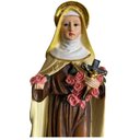 Ver imagem 2 de Imagem De Santa Teresinha Freira Carmelita Em Resina 31 Cm