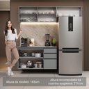 Ver imagem 7 de Armário de Cozinha Compacta Suspenso 200cm Nice Madesa Xa05 Cinza