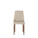 Ver imagem 3 de Conjunto de Jantar Mesa Retangular com Vidro Avena 6 Cadeiras Lara - Canella c/ PU Off White