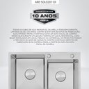 Ver imagem 2 de Kit Cuba Dupla Dosador E Válvulas E Escorredor E Tampas