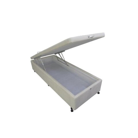 Cama Box Baú Solteiro Vellus (88x188x35) - Castor