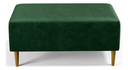 Ver imagem 2 de Puff Bela Manu Decor Madri Pés Palito Couríssimo Verde Musgo