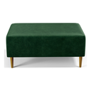 Ver imagem 2 de Puff Bela Manu Decor Madri Pés Palito Couríssimo Verde Musgo