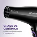 Ver imagem 5 de Secador de Cabelo Mondial Black Purple com Tourmaline Íon 2000w Preto/roxo 220v - Scn-01