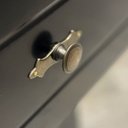 Ver imagem 6 de Kit Armário 5 Portas 3 Gavetas Retrô MDF 130cm Joy Yescasa Preto/Natural