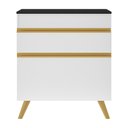 Ver imagem 5 de Gabinete Banheiro 1 Porta e 1 Gaveta Retrô 70cm Multimóveis V5024 Branco