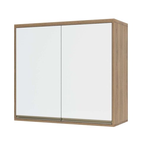 Armário Aéreo 80 Cm 2 Portas de Abrir 1 Prateleira Mel Luciane Móveis