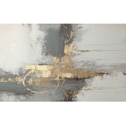 Quadro Decorativo Tela Canvas Abstratro Ref:qbab1 Lojall 120 X 80 Cm Borda Infinita - 2