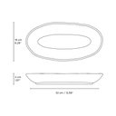 Ver imagem 6 de CONJUNTO C/ 4 TRAVESSAS OVAL FUNDA GRANDE ORGÂNICO BREEZE 32x16 cm