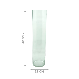 Vaso de Vidro Tubo 49,5x12cm Ideal para Decoração Elegante de Ambientes e Arranjos Florais - 2