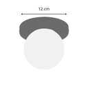 Ver imagem 2 de Plafon Teto Arandela Parede Dourado Globo Retro Vintage 12cm Sphera Tks Iluminacao