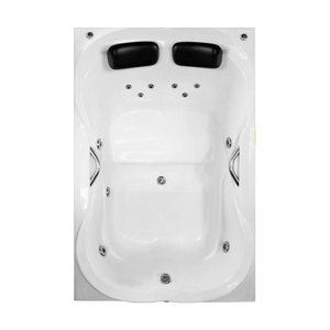 Banheira Dupla Esmeraldas Completa com Hidro em Acrílico - 1.80x1.20x0.41 - 220v