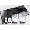 Kit Porcelanato Liquido Metálico Cinza Cetim / Preto Profundo AG por M² Resinas ag Kit Porcelanato L - 1