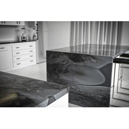 Kit Porcelanato Liquido Metálico Cinza Cetim / Preto Profundo AG por M² Resinas ag Kit Porcelanato L - 5