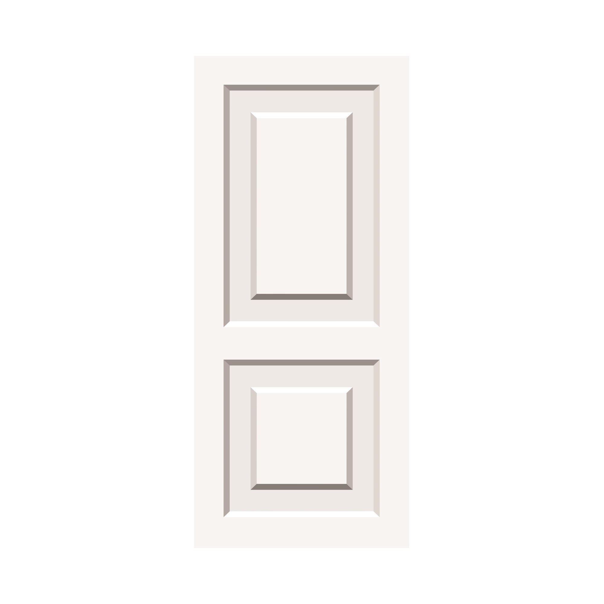Adesivo Decorativo Porta Branca Detalhes Talha Apartamento - 1