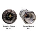 Ver imagem 2 de Kit Engate Rápido Esfera Alta Vazão 3/8 com 2 Peças