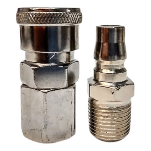 Kit Engate Rápido Esfera Alta Vazão 3/8 com 2 Peças