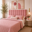 Ver imagem 3 de Kit Cabeceira Modular Estofada Autocolante Cama de Casal - 144x90cm