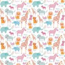 Ver imagem 1 de Papel de parede bichinhos coloridos