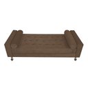 Ver imagem 3 de Recamier Baú Félix Solteiro 195 cm Suede - ADJ Decor - Marrom
