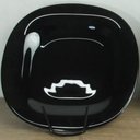 Ver imagem 4 de Jogo 6 Pratos de Sobremesa Vidro Opalino 19cm Lyor Carine Black Pequeno