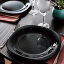 Ver mais imagens de Jogo 6 Pratos de Sobremesa Vidro Opalino 19cm Lyor Carine Black Pequeno