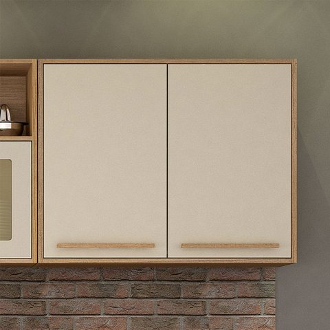 Armário Aéreo 80 cm 2 Portas Salvador