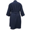 Ver imagem 2 de Roupão Feminino Masculino Inverno Macio Adulto Tam P Azul