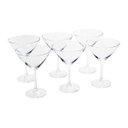 Ver imagem 1 de Conjunto 6 Taças para Martini de Vidro com Titânio Gastro 280ml Rojemac