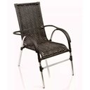 Ver imagem 3 de Kit 2 Espreguiçadeiras Catar 2 Mesas e 4 Cadeiras Vênus para Piscina, Varanda Trama Original