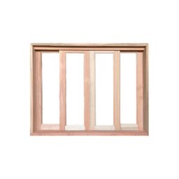 Vitro Correr Madeira Eucalipto 1,00x2,20 Cx14cm Frainer - 1